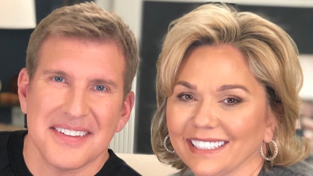 Todd and Julie Chrisley smiling, close-up