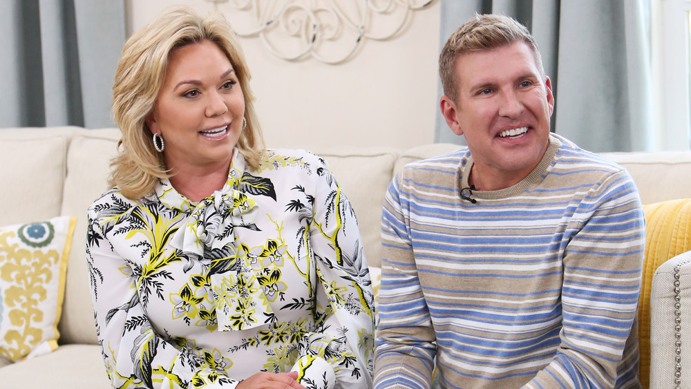 Todd and Julie Chrisley at Hallmark Studios