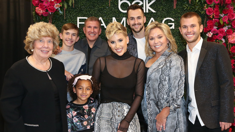 Todd and Grayson Chrisley pose together