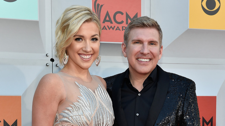 Todd Chrisley and Savannah Chrisley