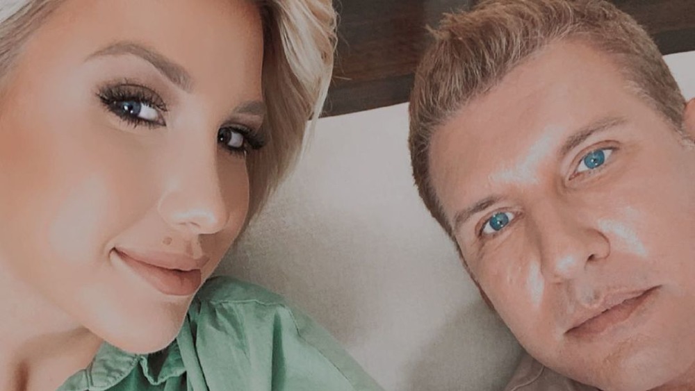 Todd and Savannah Chrisley in a selfie