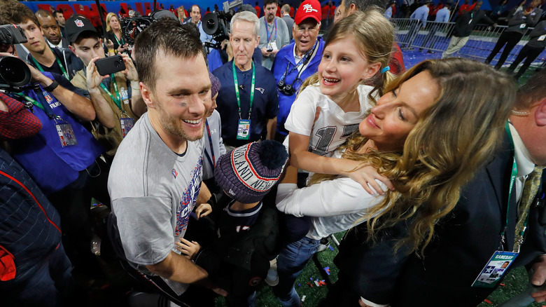 Tom Brady, Gisele Gisele Bündchen and family in 2019