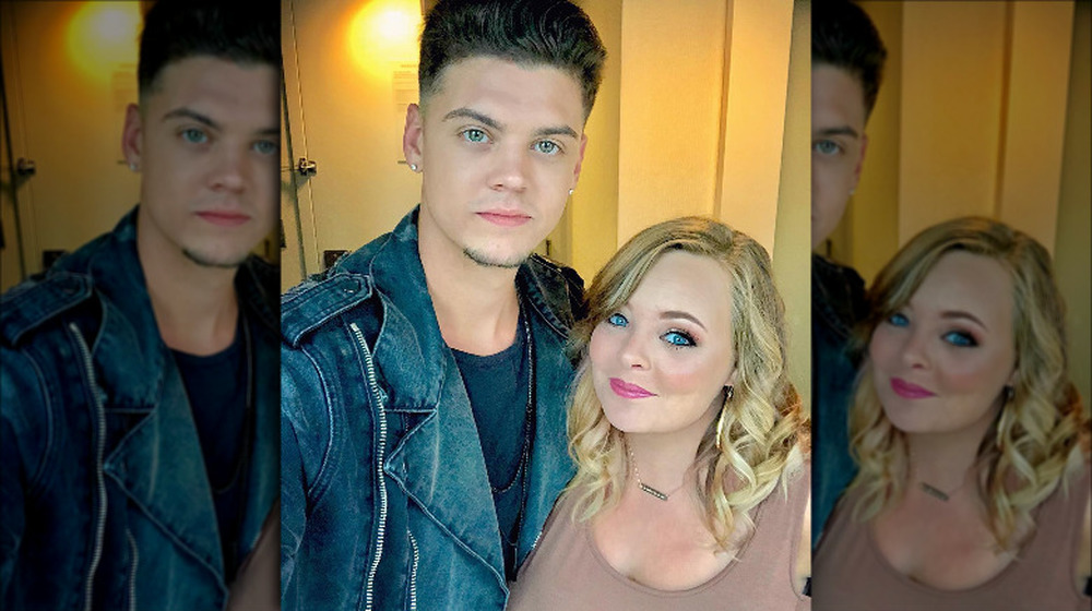 Tyler Baltierra and Catelynn Lowell in a selfie together