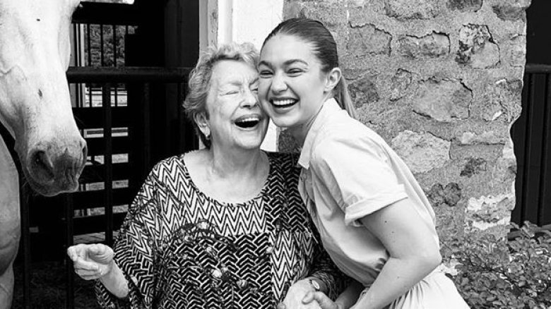 Tyler Cameron's rumored girlfriend Gigi Hadid and her grandmother