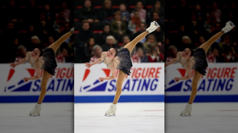 Mariah Bell skating