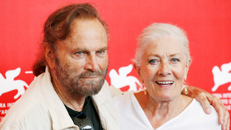 Franco Nero and Vanessa Redgrave on red carpet