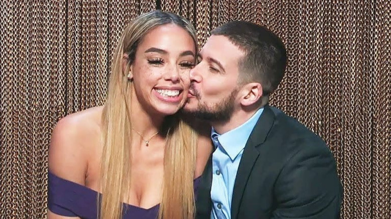 Vinny Guadagnino kissing Alysse Joyner