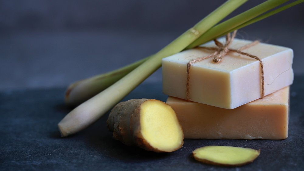 Ginger and tumeric bar soap.