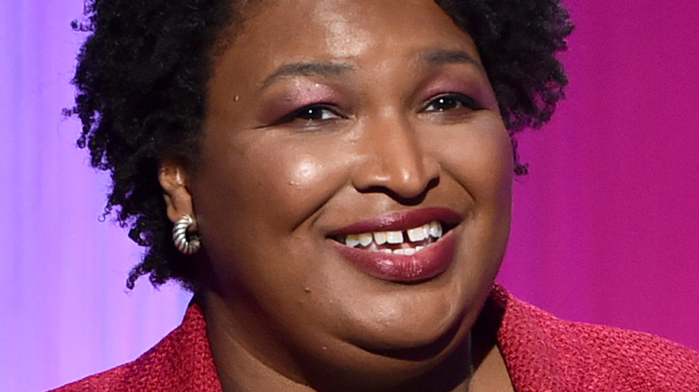 Stacey Abrams talking