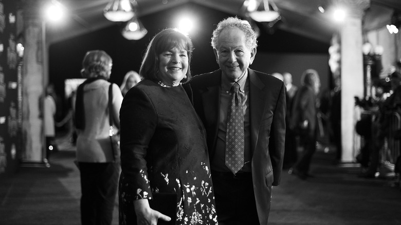 Ina Garten and her husband Jeffrey Garten at a 2018 movie premiere