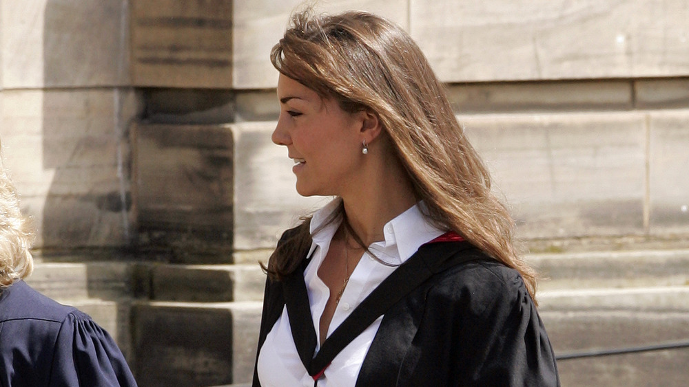 Kate Middleton in graduation attire