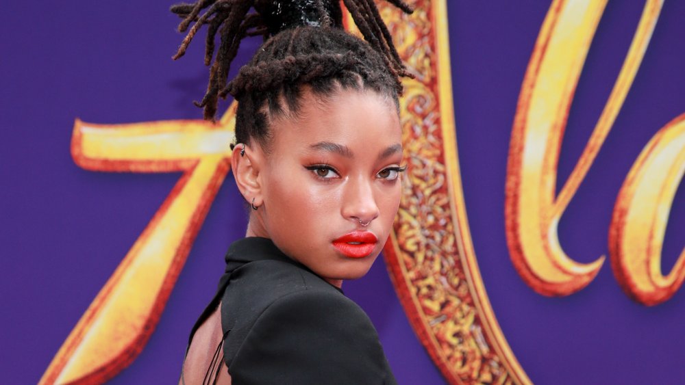 Willow Smith at the premier of Aladdin in 2019