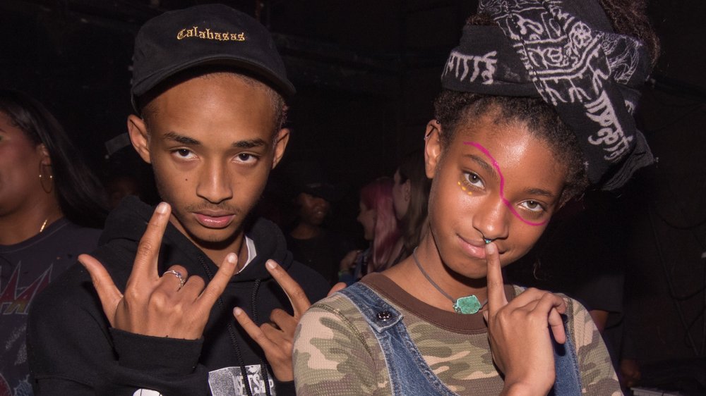 Willow and Jaden Smith