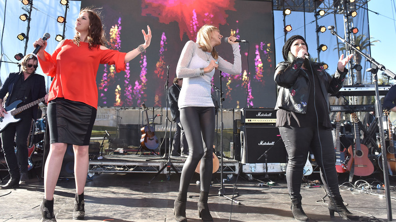 Wilson Phillips performing in modern times