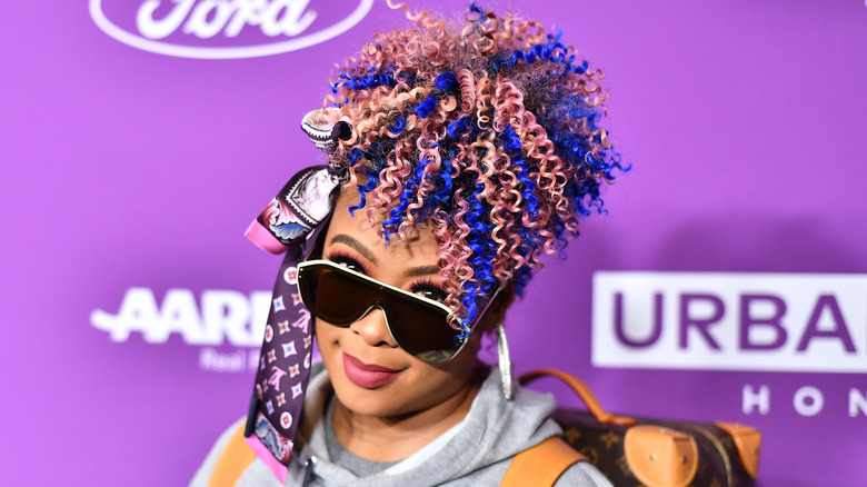 Da Brat poses at an event