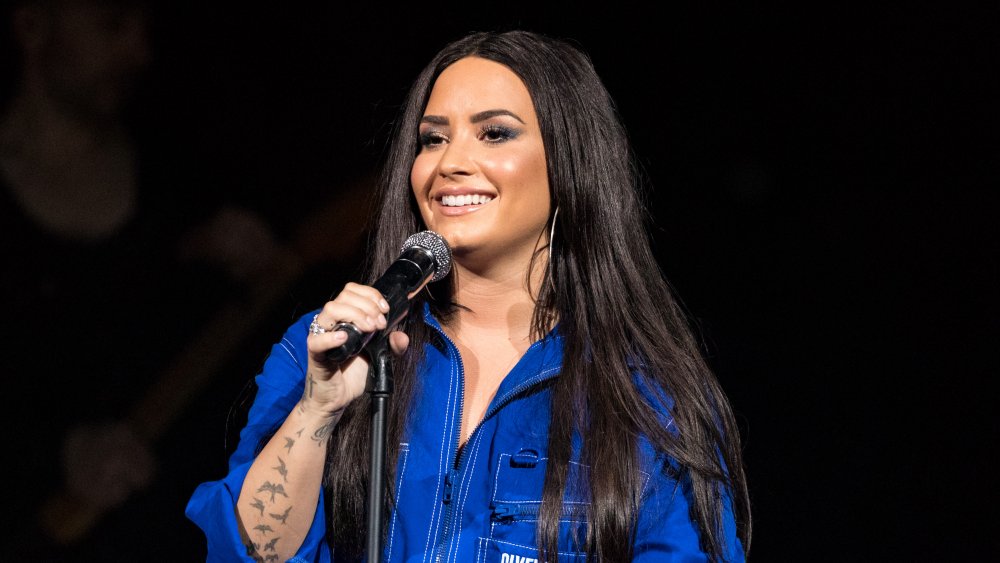 Demi Lovato at the House of Blues in Dallas in 2018