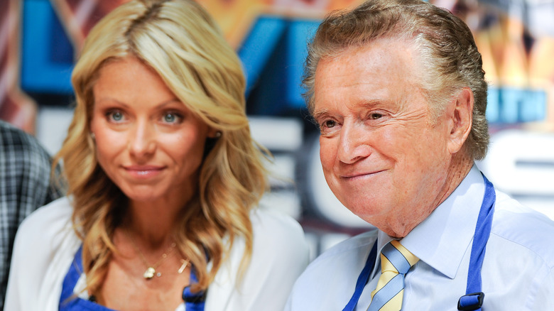 Regis Philbin, Kelly Ripa smiling