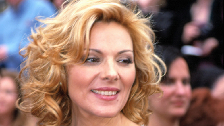 Kim Cattrall posing