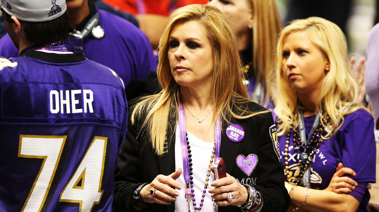 Leigh Anne Tuohy at football game