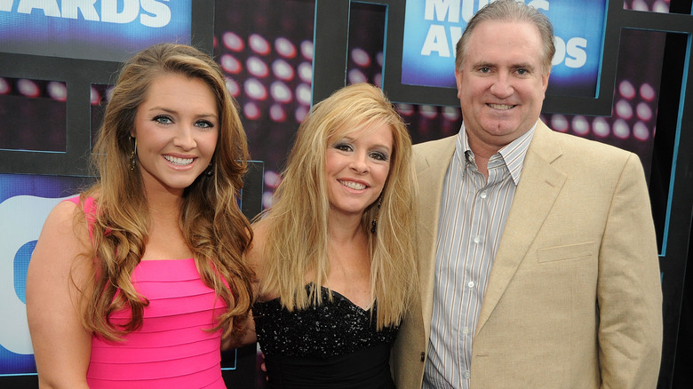 Sean, Leigh Anne, and Collins Tuohy at CMAs