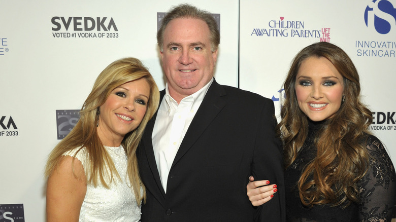 Sean and Leigh Anne Tuohy and daughter at gala