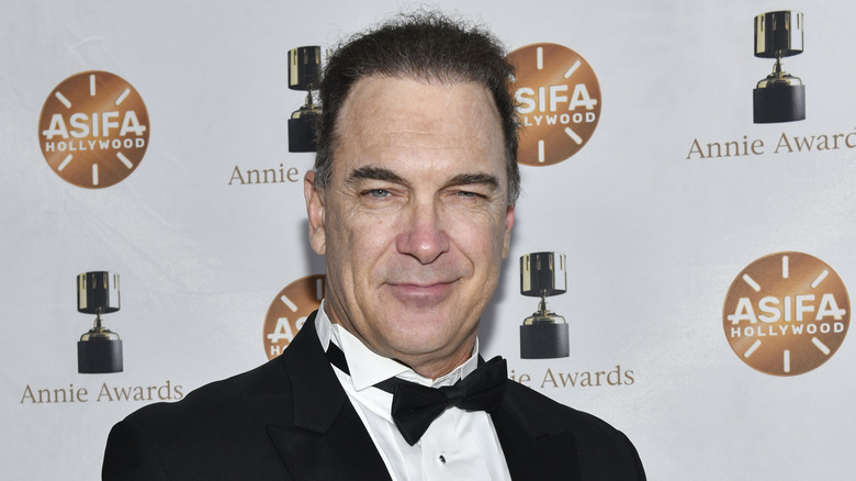 Patrick Warbuton smiling