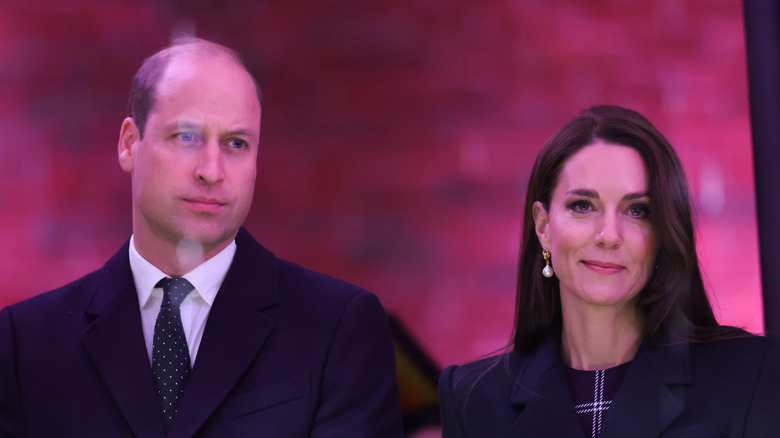 Prince William and Princess Catherine posing 