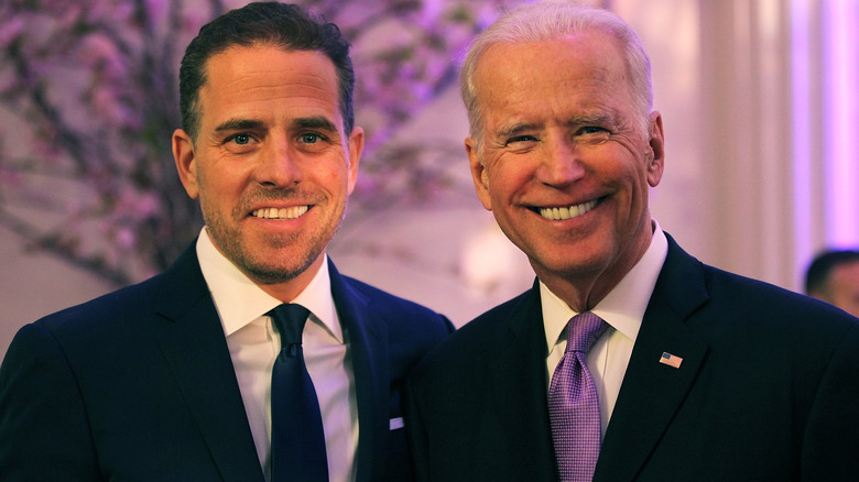 Joe Biden and his son Hunter