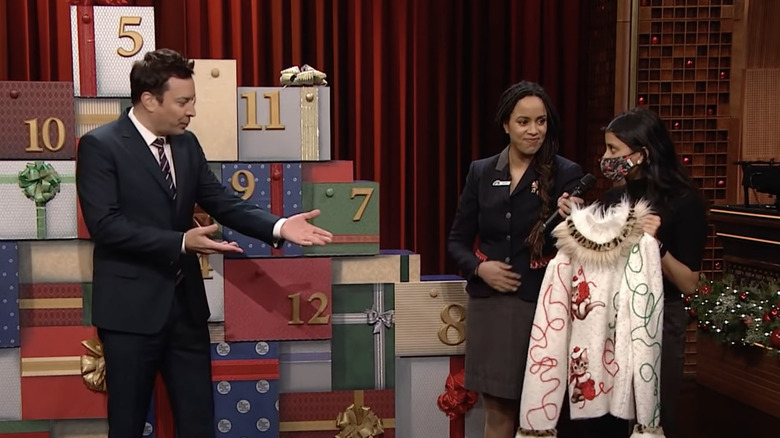 Jimmy Fallon's Tonight Show Ugly Christmas Sweaters