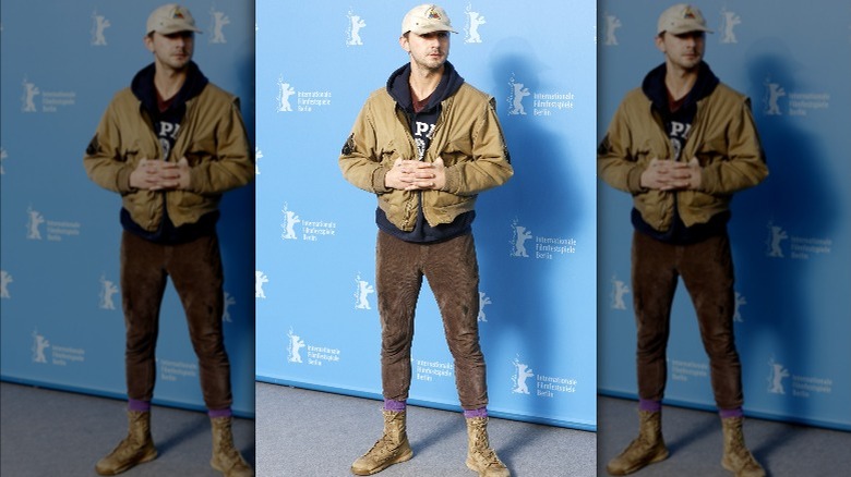 Shia LaBeouf dressed casually