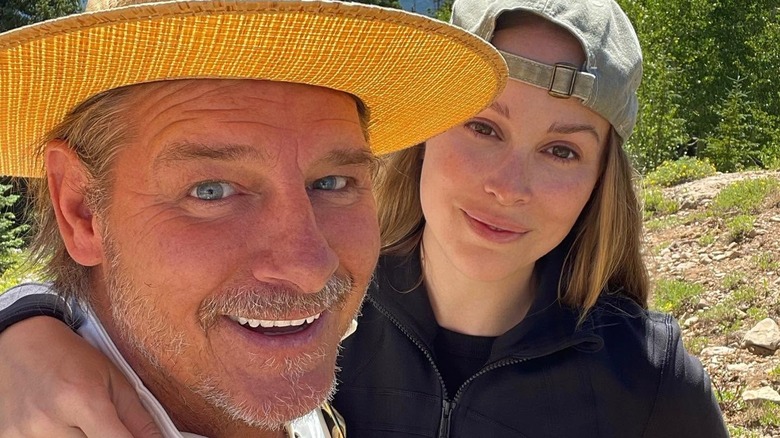 Ty Pennington and Kellee Merrell smiling in an outdoor selfie