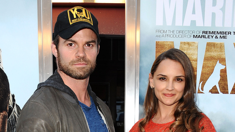 Daniel Gillies and Rachael Leigh Cook at a film premiere