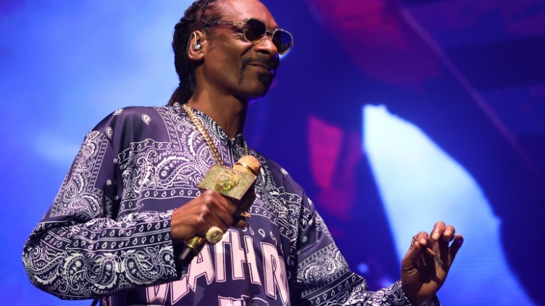 Snoop Dogg performing