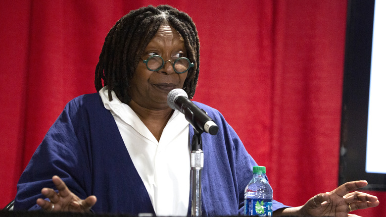 Whoopi Goldberg talking