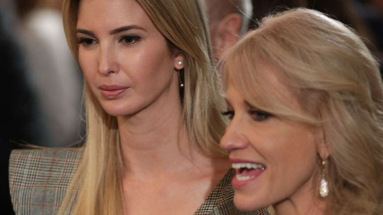 Kellyanne Conway and Ivanka Trump