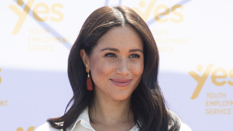 Meghan Markle smiling