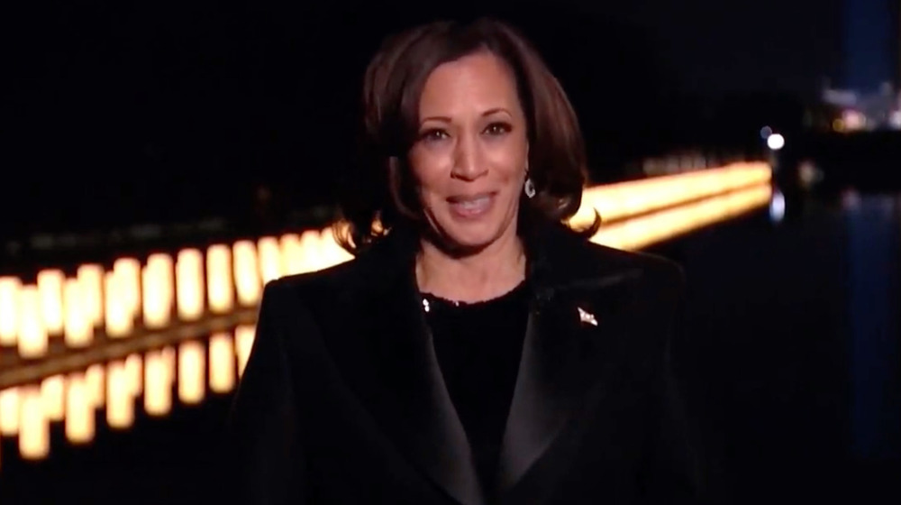 Kamala Harris speaking