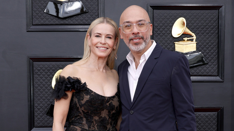 Jo Koy arm around Chelsea Handler