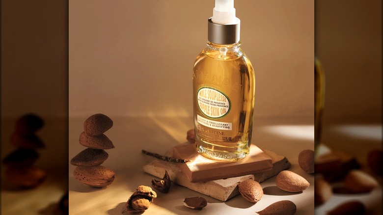 almond oil skin product