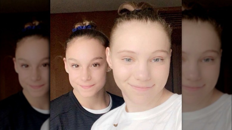 Grace McCallum with Jade Carey