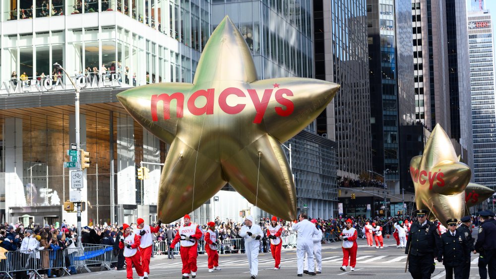 Giant Macy's balloon at parade