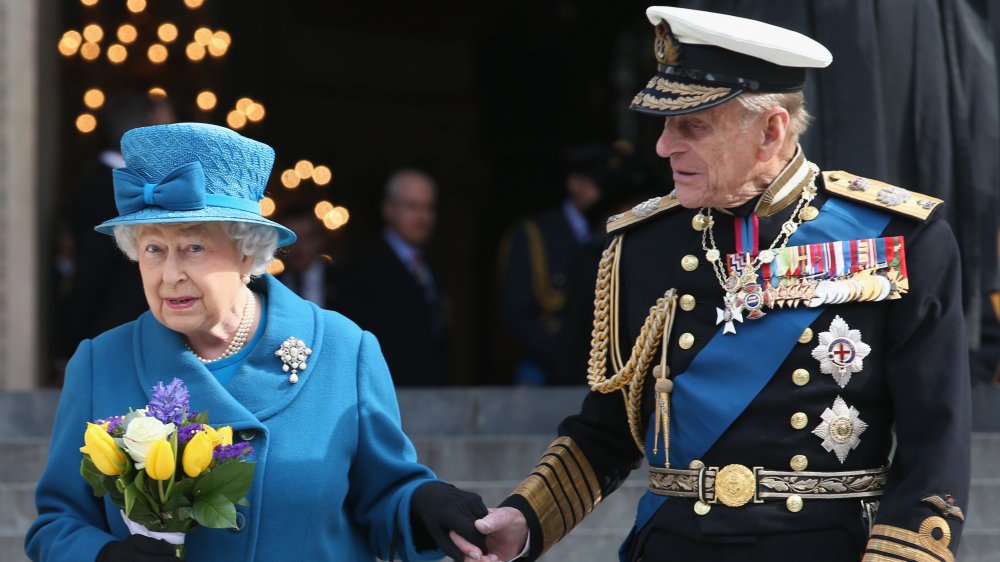 Queen Elizabeth and husband Prince Philip 