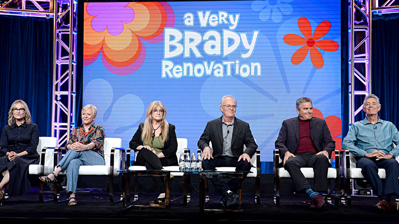 The cast of HGTV's A Very Brady Renovation