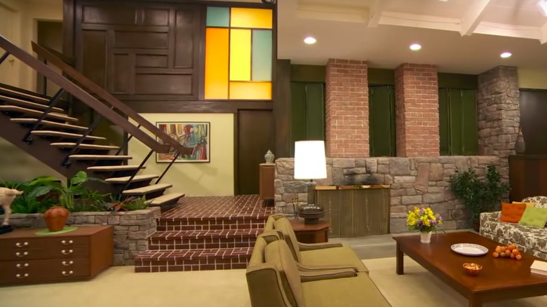 Brady staircase in HGTV's A Very Brady Renovation