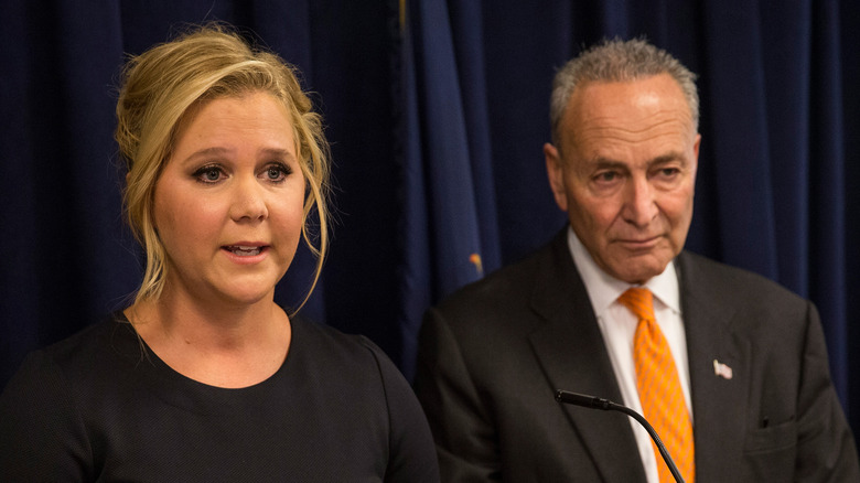 Amy Schumer and Senator Chuck Schumer