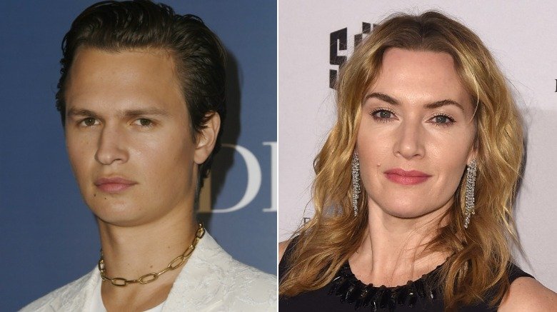 Ansel Elgort and Kate Winslet