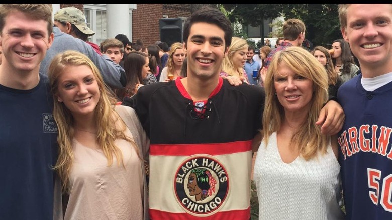 Ramona and Avery with fraternity