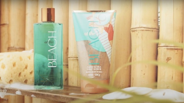 Beach products from Bath & Body Works