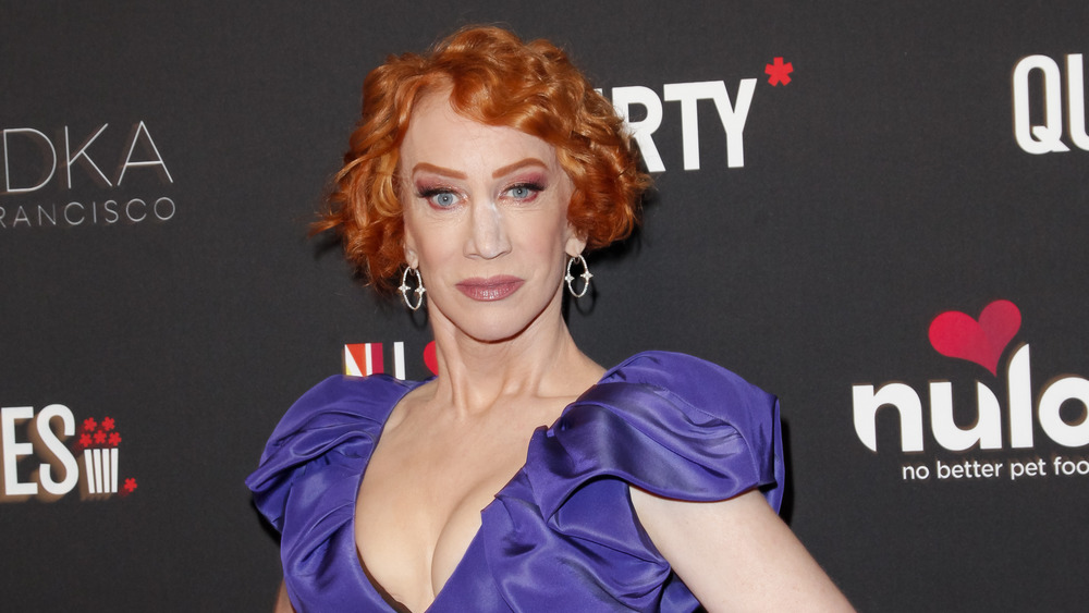 Kathy Griffin on the red carpet in 2020