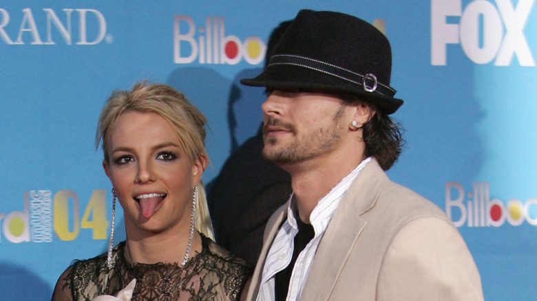 Britney Spears with her ex Kevin Federline